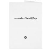 Folk Art, Black Cat Red White Blue background (Back)