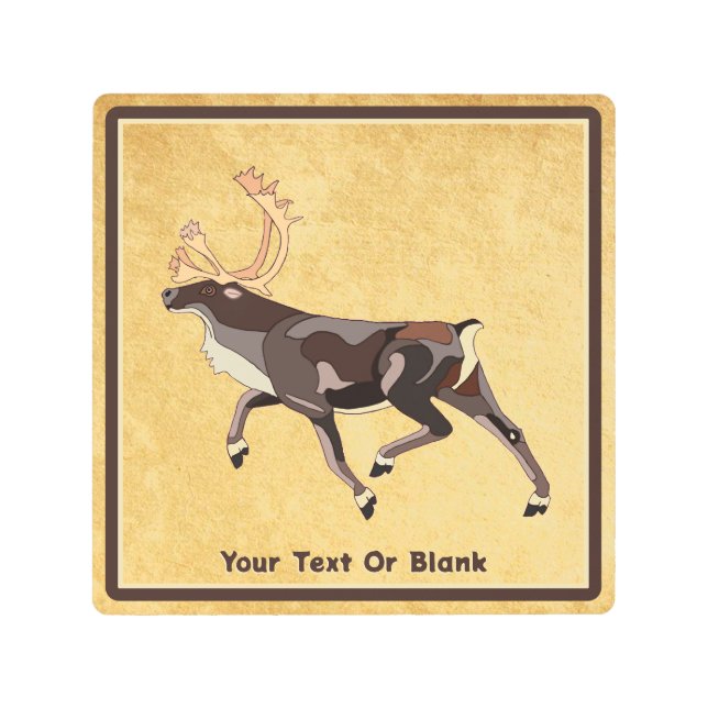 Folk Art Caribou/Reindeer (Front)