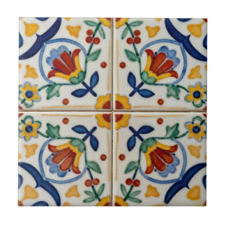 Folk Art Ceramic Tile