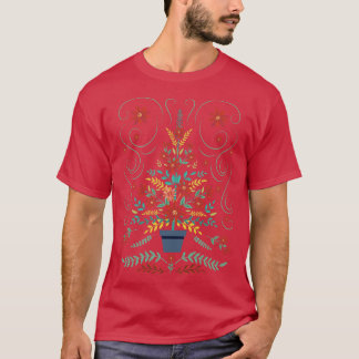 Folk Art Christmas Tree T-Shirt