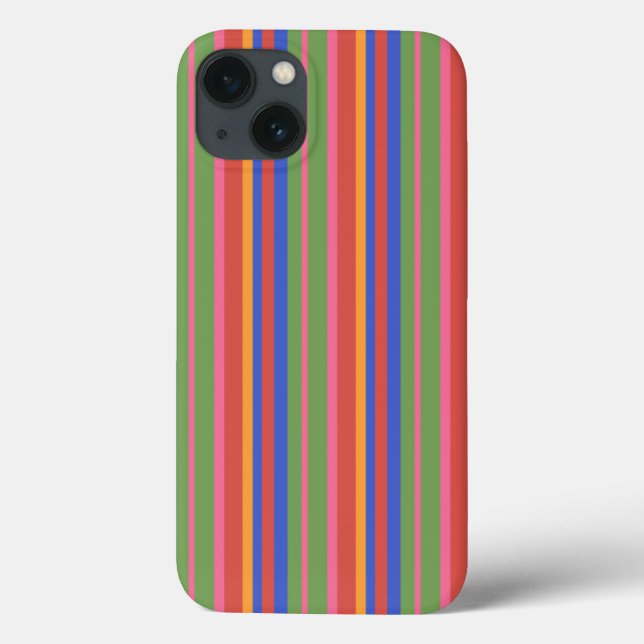 Folk Art Collection Stripes iPad Case-Mate Case (Back)