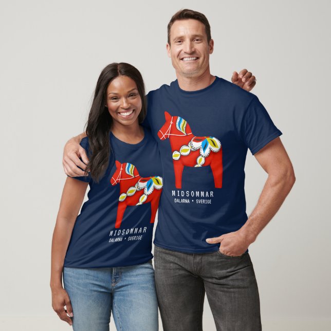 Folk Art Dala Horse Tee (Unisex)