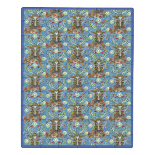 FOLK ART DEER IN AUTUMN FOREST, BIRD NEST & MOON JIGSAW PUZZLE