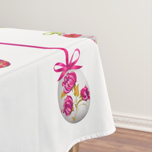 Folk Art Eggs (Ukrainian-inspired) Tablecloth (In Situ)