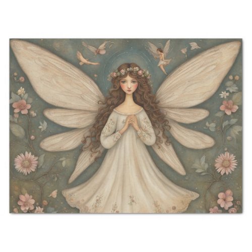 Folk Art Fairy Delight Decoupage Paper