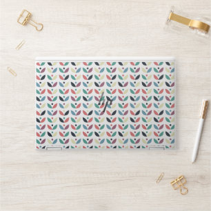 Folk Art Floral Geometric Pattern HP Laptop Skin