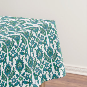 Folk Art Floral Love Paradise Garden Tablecloth