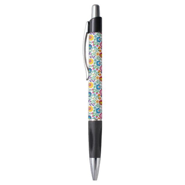 Folk Art Flower Pattern 2 Pen (Top (Vertical))