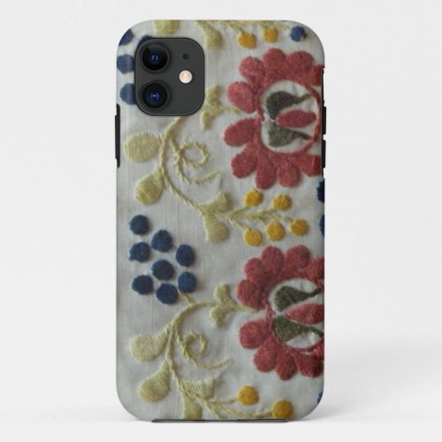 Folk Art Flowers iPhone 11 Case