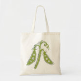 Go Green! (Leafy Green!) Happy Garden Veggies Tote Bag