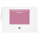 Folk Art Heart with leaves and flowers (Back Horizontal)