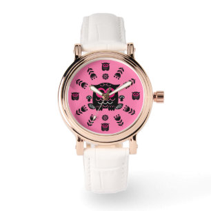 Folk Art Nordic Owl Watch