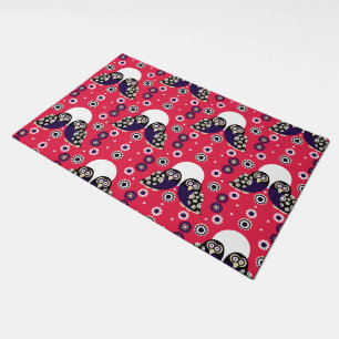 Folk Art Owl Doormat
