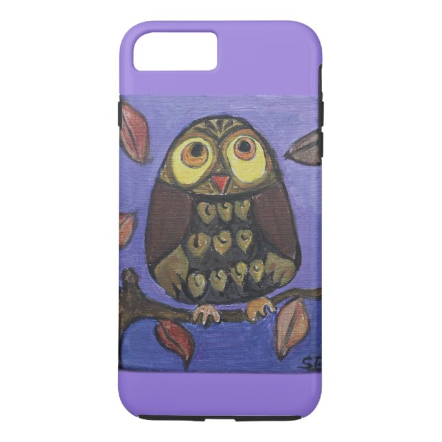 Folk Art OwlDesign Case-Mate iPhone Case (Back)