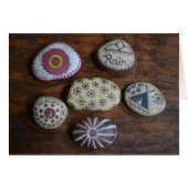 Folk Art Painted Stones (Front Horizontal)