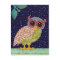 Folk Art Pattern Owl at Night