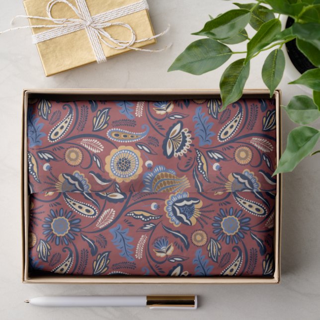 Folk Art Pattern  Tissue Paper (Gift)