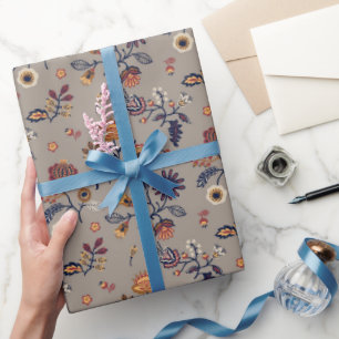 Folk Art Pattern Wrapping Paper