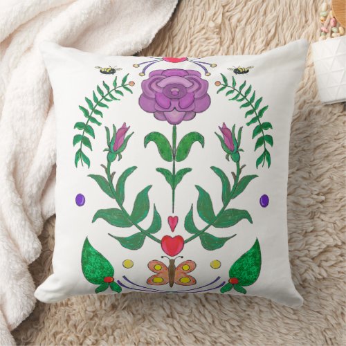 Folk Art Pillow