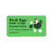 Folk Art Style Chicken Egg Label