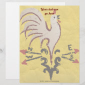 Folk Art Style Rooster (Front/Back)