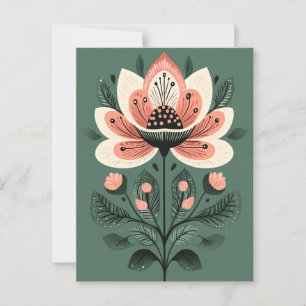 Folk Bloom #239 Postcard