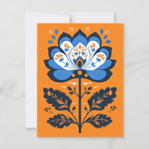 Folk Bloom #249 Postcard