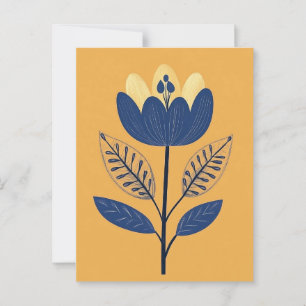 Folk Bloom No.259 Postcard