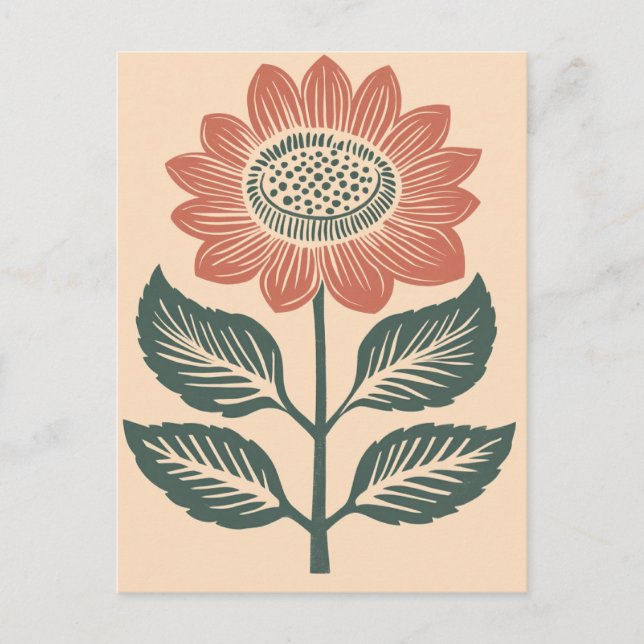 Folk Bloom No.260 Postcard (Front)