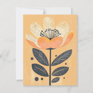 Folk Bloom No.267 Postcard