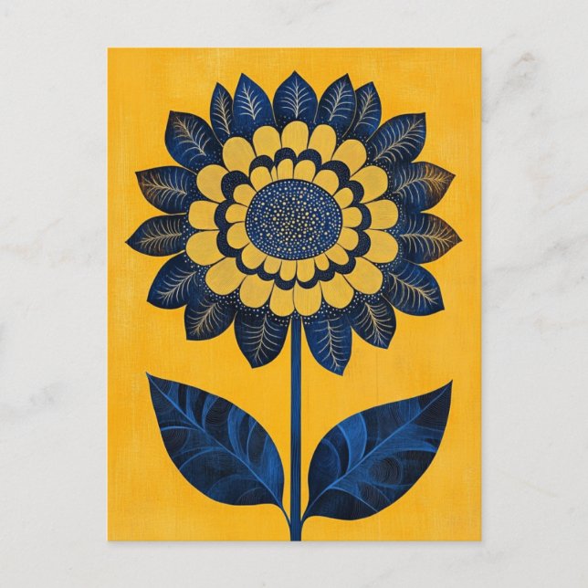 Folk Bloom No.270 Postcard (Front)