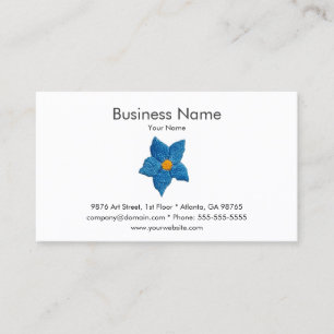 Folk Embroidery Business Card Template