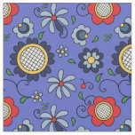 Folk Flowers -  folkart from Kashuby Fabric