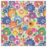 Folk Flowers - spring is in the air! Fabric