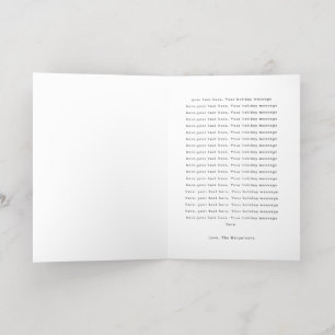 Folk Frame Foil Holiday Card