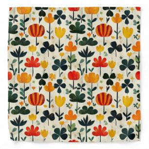 Folk Garden Clover Bandana