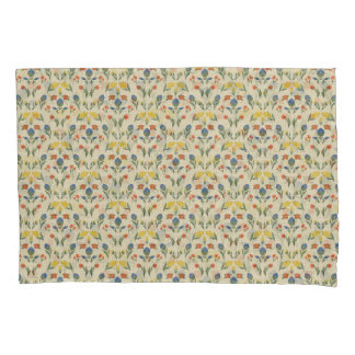 Folk Garden Dreams Flat Sheet Pillow Case
