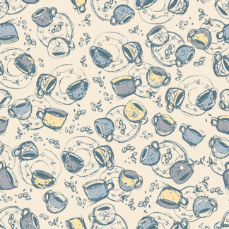 Folk Garden Vinyl Wrapped Flask