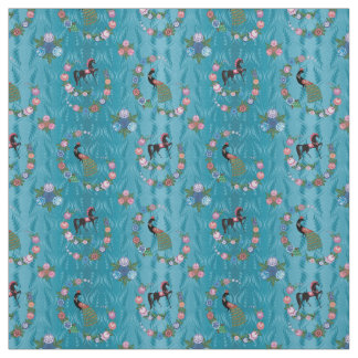 Folk Hungarian Pattern Fabric