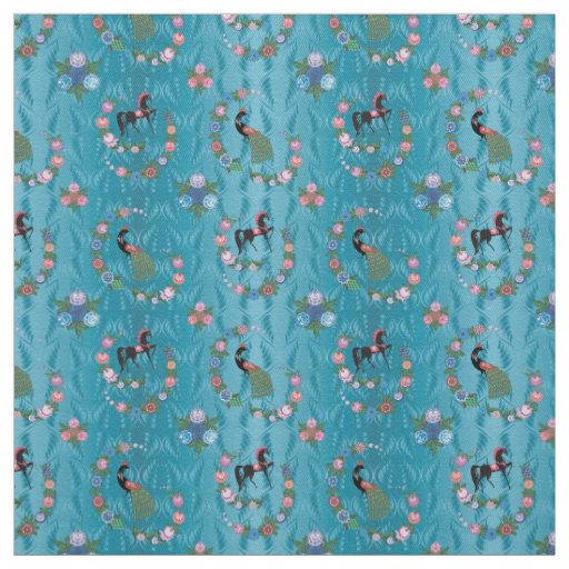 Folk Hungarian Pattern Fabric