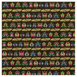 Folk Hungarian Pattern Fabric