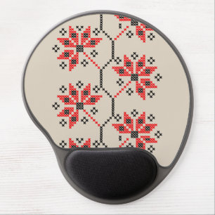 Folk-Inspired Desk Accessory Gel Mouse Pad
