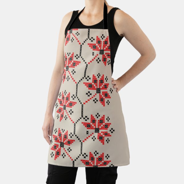Folk-Inspired Kitchen Essentials Apron (Insitu)