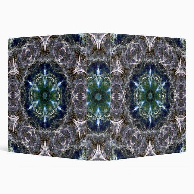 Folk Mandala  3 Ring Binder (Background)