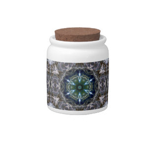 Folk Mandala  Candy Jar