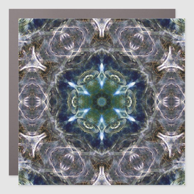 Folk Mandala  Car Magnet (Front)