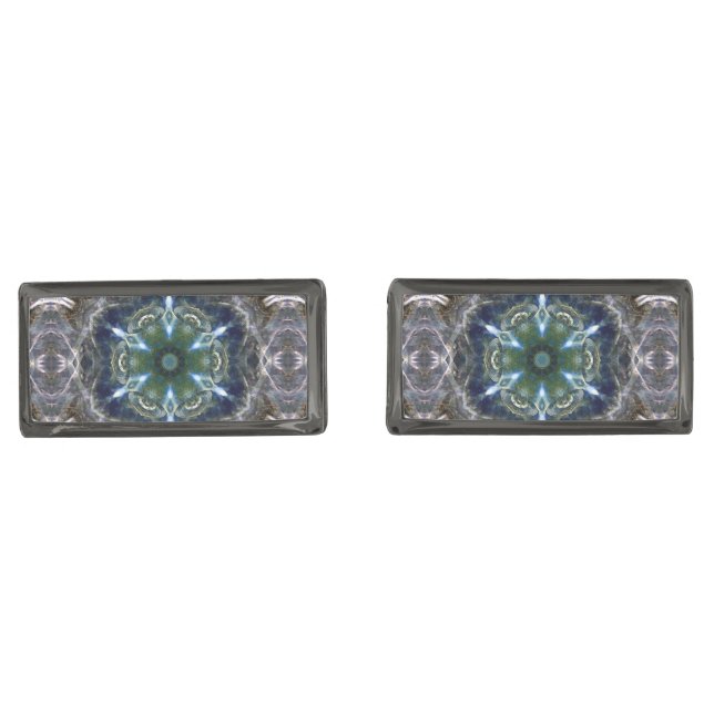 Folk Mandala  Cufflinks (Front)
