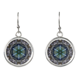 Folk Mandala  Earrings