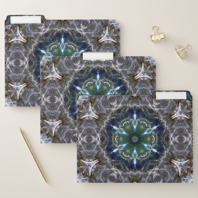 Folk Mandala  File Folder (Set)