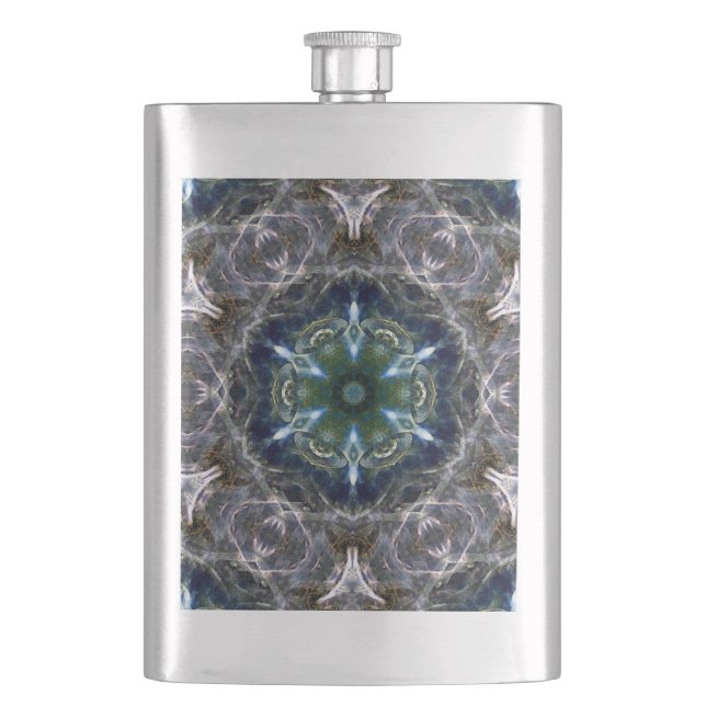 Folk Mandala  Flask (Front)